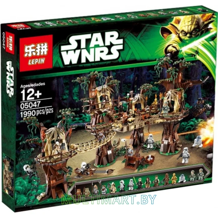 Конструктор Lepin 05047 Деревня Эвоков (1990 деталей)